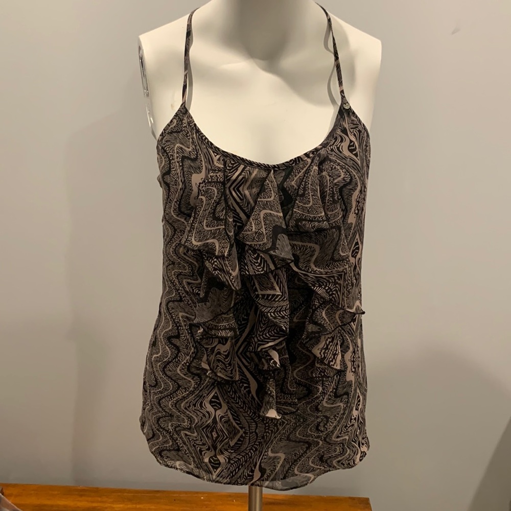 Guess ruffled dress tank, M